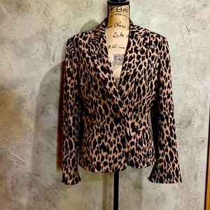 Spiegal cheetah blazer